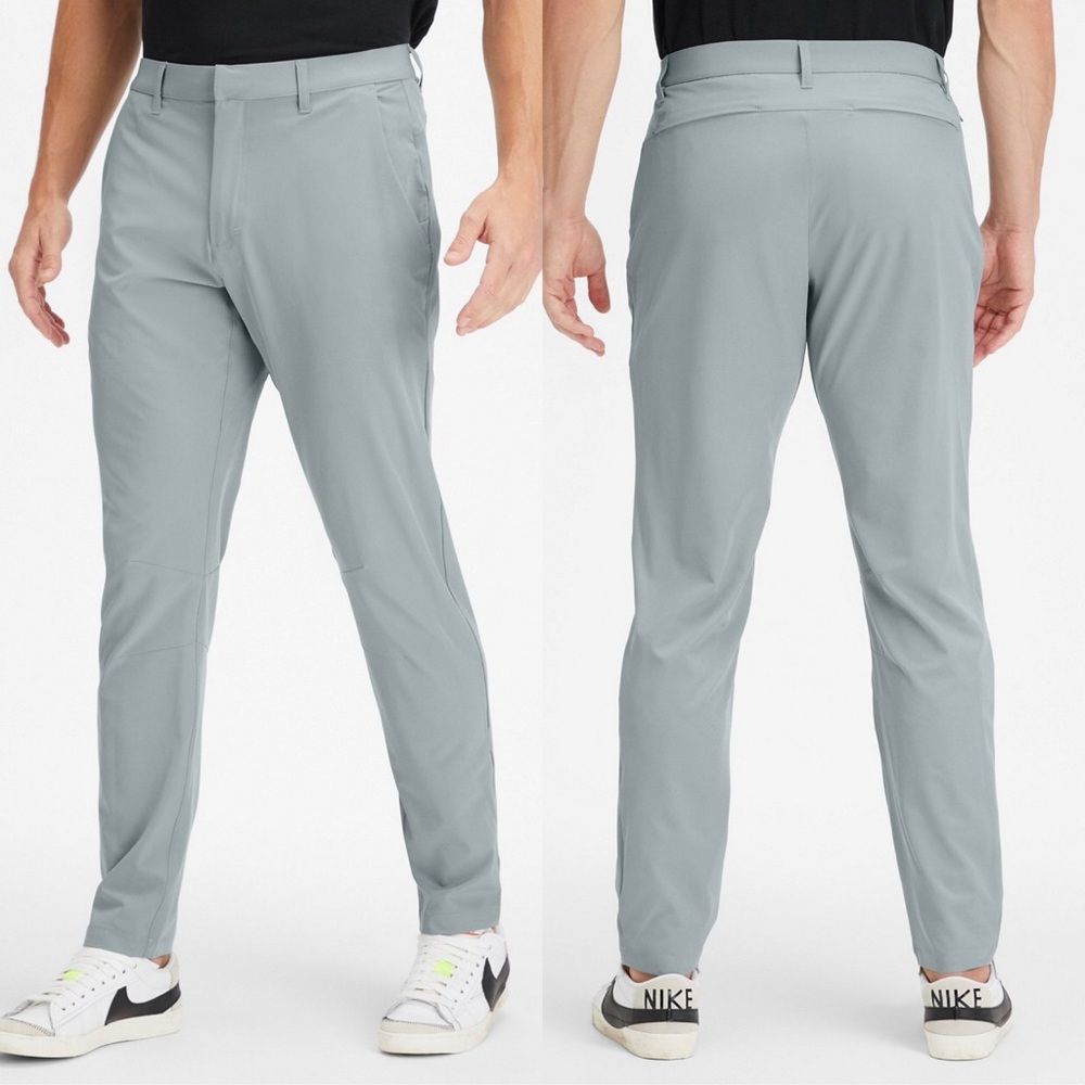 Fabletics Grey The Only Pants Mens Size 42 Trousers Classic Fit Lightweight Pant